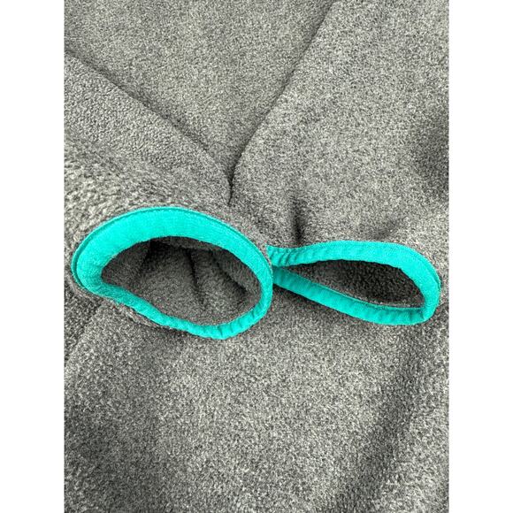 Patagonia synchilla T snap fleece teal/ gray women’s large - Picture 2 of 10